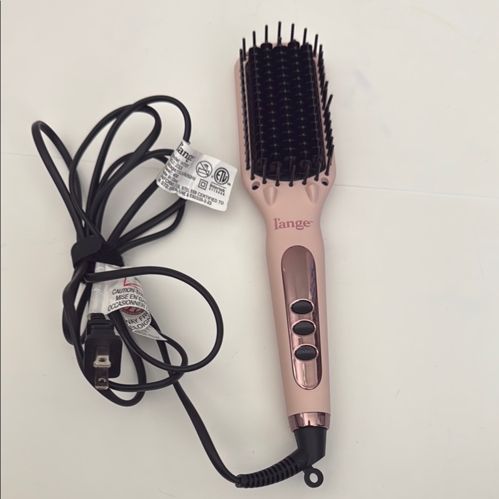 Lange Blush Hair Straightening Brush